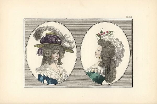 English-ingenue headdress with feathers, hedgehog