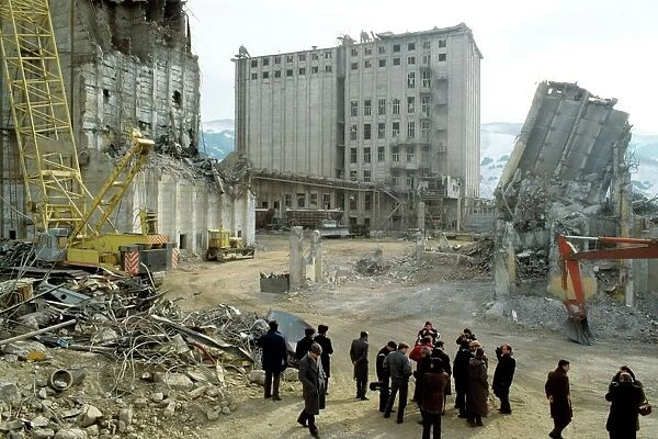 Earthquake damage in Armenia 1989