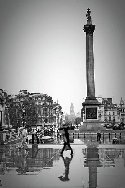 UK, England, London, Trafalgar Square, Nelsons Column