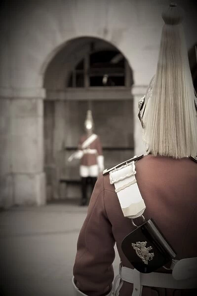 UK, London, Horse Guards Parade, Guardsman