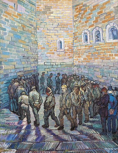 The Exercise Yard, or The Convict Prison, 1890 (oil on canvas)