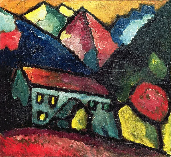 A House in the Mountains, c. 1912 (oil on canvas)