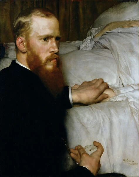 Portrait of Dr Washington Epps, My Doctor, May 1885 (oil on canvas)
