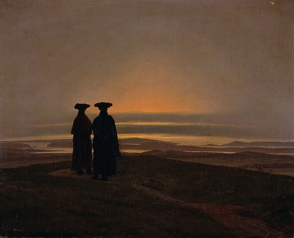 Sunset (Brothers) c. 1830-35 (oil on canvas)