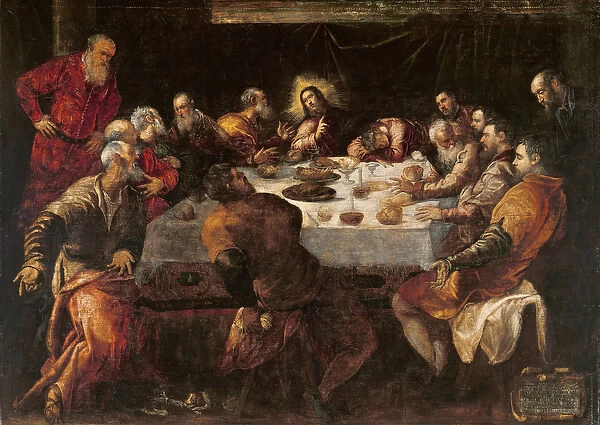 The Last Supper (oil on canvas)