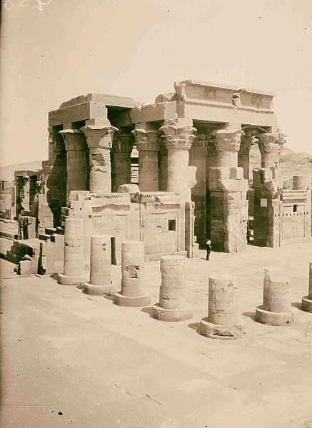 Egyptian views Kom-Ombo Temple Sobk Horoeris