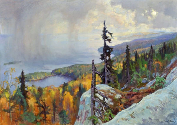 Landscape (Maisema Kolilta), 1930. Artist: Jarnefelt, Eero (1863-1937)
