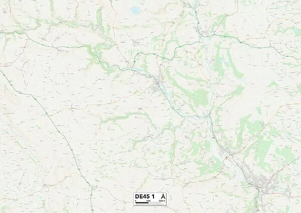 Derbyshire Dales DE45 1 Map