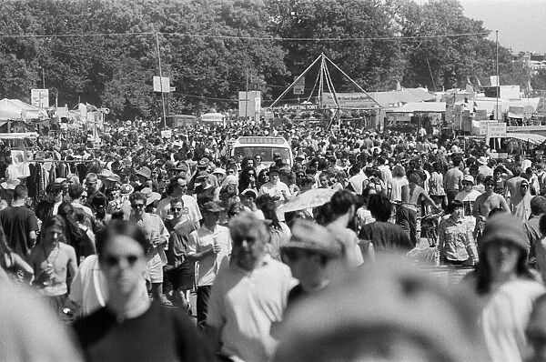 Glastonbury Festival 1995. The 25th Anniversary of the Glastonbury Festival
