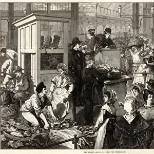 Lenten season in Paris: The Fish-market 1875