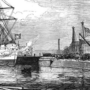 The West India Docks, London - Opening of a new Dry Dock
