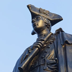 England, London, Greenwich, Greenwich Park, Statue of General James Wolfe