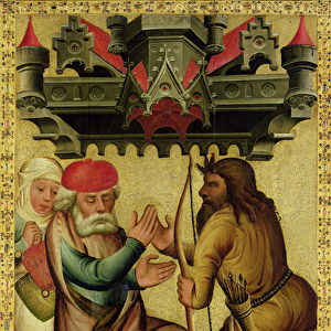Isaac and Esau from the High Altar of St. Peters in Hamburg, the Grabower Altar