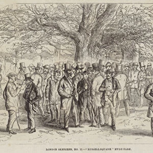 London Sketches, "Russell-Square"Hyde-Park (engraving)