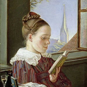 Minna Wasmann, the sister of the artist (1811-36), 1822 (oil on canvas)