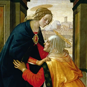The Visitation, 1491 (tempera on panel) (detail of 192460)