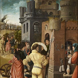 Scene from the life of Saint Roch, 1517. Creator: Orley, Everaert (Everard), van (c