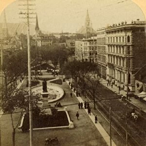 Victoria Square, Montreal, Canada, 1904. Creator: Unknown