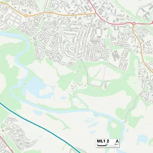 North Lanarkshire ML1 2 Map