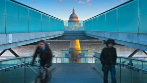 UK, England, London, Millennium Bridge and St. Pauls Cathedral UK, England, London, Millennium Bridge and St. Pauls Cathedral