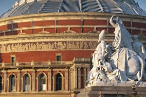 UK, London, Royal Albert Hall and Albert Memorial UK, London, Royal Albert Hall and Albert Memorial