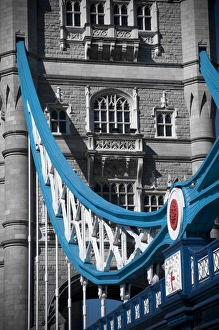 UK, London, Tower Bridge over River Thames